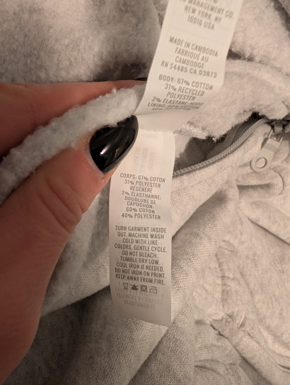aerie Offline Heather Gray Zip Jumpsuit - Picture 10 of 11